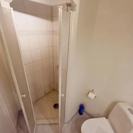 Bright Near Harbor And Pedestrian Street